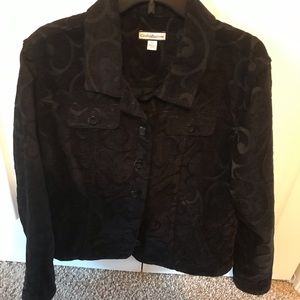 Croft & Barrow Black Jacket